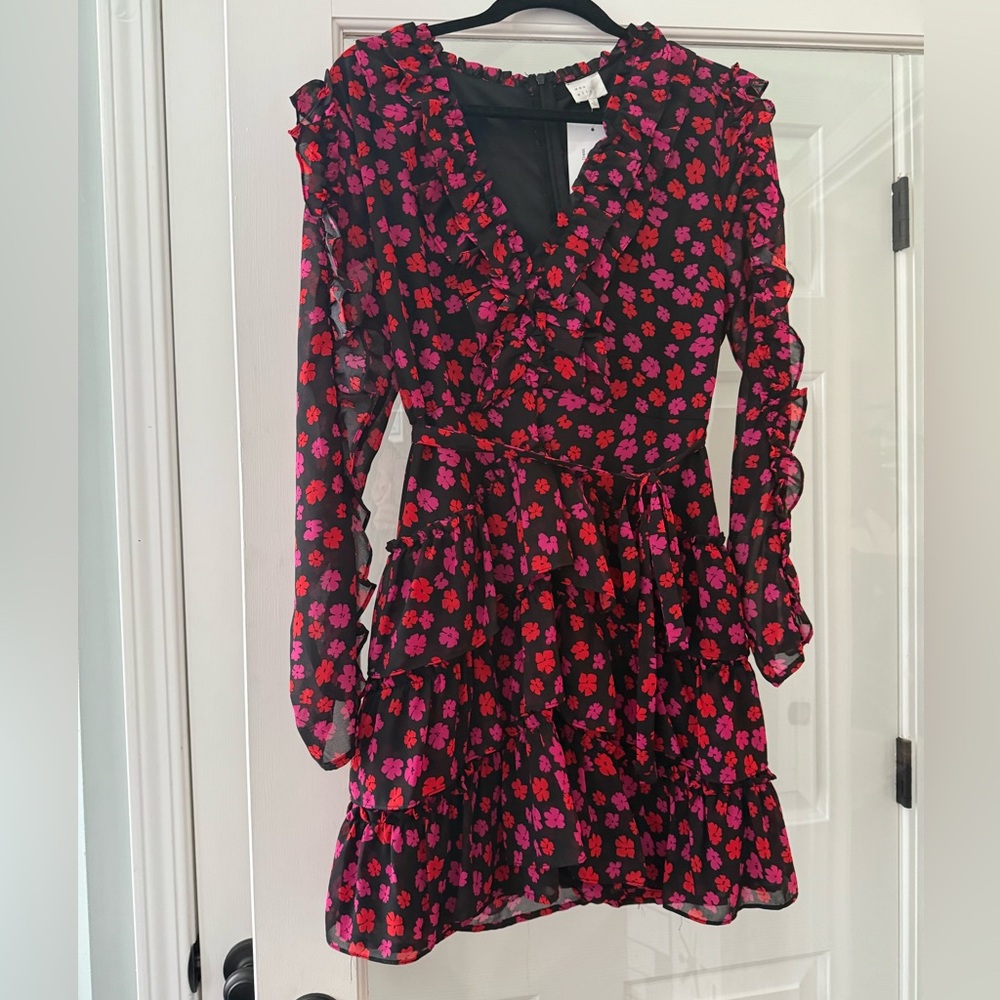 Ruthie Grace Floral Ruffle Mini Dress